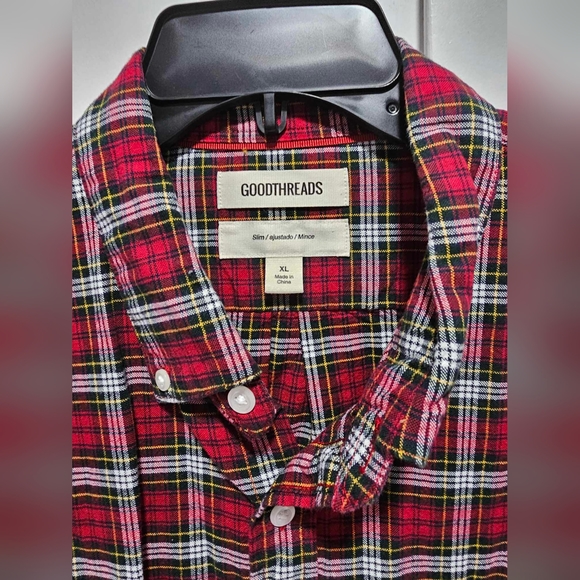 Men's Goodthreads Flannel, Size XL - Picture 2 of 4